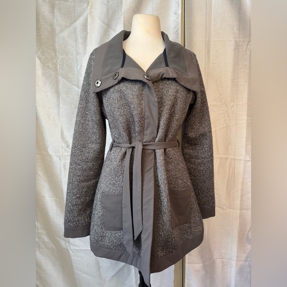 Merrell Jackets & Blazers - Merrell Charcoal Belted Women's swacket